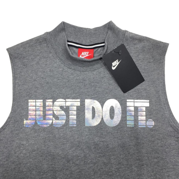 Nike Tops - Nike Sportswear Hologram Just Do It Tank Top XS L